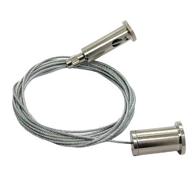 Kit de Suspensão com Fixador de Cabo em Aço Inoxidável para Sistemas de Iluminação