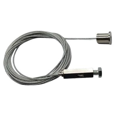 Kit de Suspensão com Fixador de Cabo em Aço Inoxidável para Sistemas de Iluminação