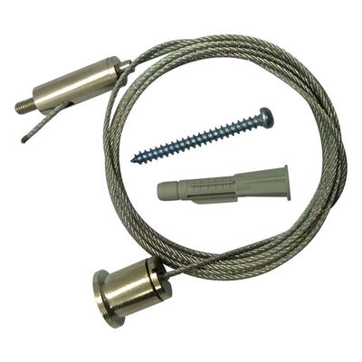 Kit de Iluminação com Suspensão por Cabo de Aço Inoxidável para Teto Falso