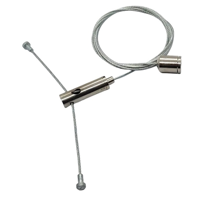 Kit de sistema de iluminação de telhado de arame suspensa de aço inoxidável