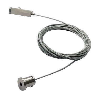 Kit de sistema de iluminação de telhado de arame suspensa de aço inoxidável