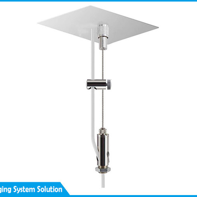 Kit de suspensão de tecto de aço inoxidável com cabo de arame e agarrador de cabo