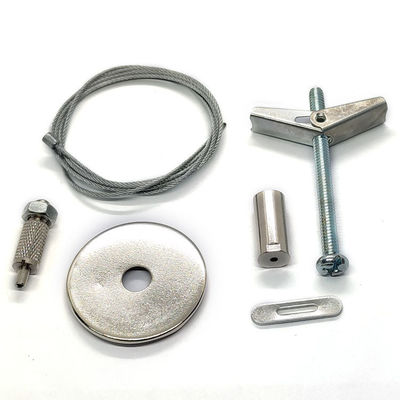 Kit de suspensão de iluminação LED de aço inoxidável para luzes de painel