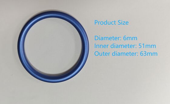 Anéis de argola para sling com acabamento anodizado azul personalizável Confortável e durável para carregador de bebê