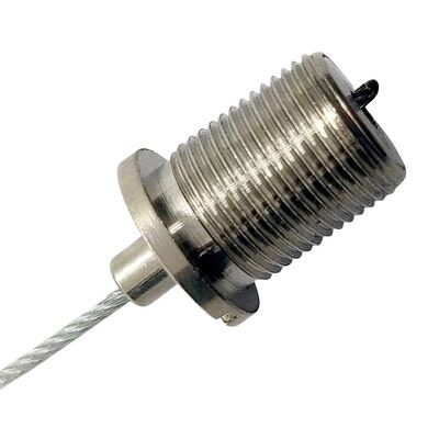 Kit de Fixação para Lâmpada com Gerenciamento de Cabos, Grampo de Cabo de Aço M10 para Pendurar