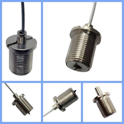 M10 Fios masculinos de cobre de cabo de cobre de fixação do kit de suspensão Clipe de corda de fio para parte LED