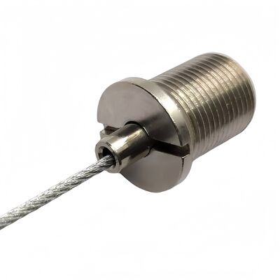 Conector de cobre rápido, de fios de cabo, de machos, agarrador de ferramentas, material de latão, grampo de corda para acessórios de iluminação