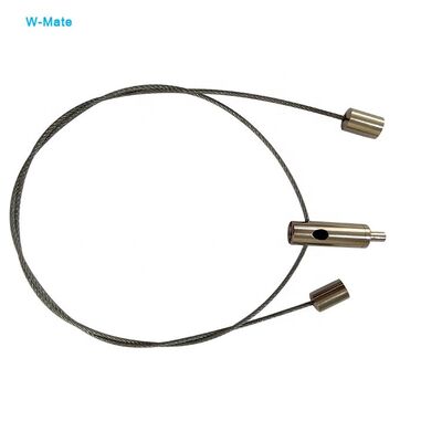 Ajustador de cabo de latão com 2 espigões para kit de iluminação de cabo, clipes de cabo premium