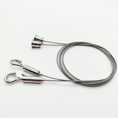 Factory Wholesale LED Panel Light Suspension Lighting Kits Wire Hanging Quickly Adjustable Hook Gripper