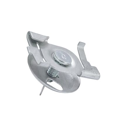 Clipe de aço de mola para teto de barra T para instalação de iluminação de pista de luz de painel LED em luminária de teto suspenso