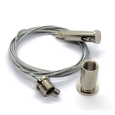 Hardware de Lâmpada LED Personalizado Iluminação de Teto Fios Pendurados Acessório Pequeno Grampo de Cabo para Montagem de Luminária de Painel Interno