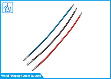 Porta-chaves de aço inoxidável de nylon do cabo da corrente chave TPU de corda de fio