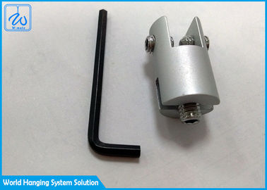 Sistema de suspensão do cabo da arte dos acessórios das braçadeiras de cabo do aperto de borda para o painel de vidro ou acrílico