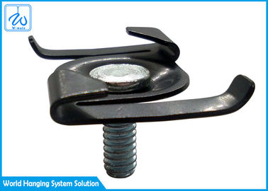 M6 M6 T-Bar Twist Clip Hook Cable Gripper Versátil Fixação para sistema de suspensão acústico de teto