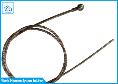 Corda de fio de aço inoxidável dos encaixes do preço baixo com as patas da bola de aço carbono