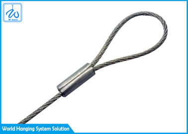 Estilingue de grande resistência da corda de fio da durabilidade, estilingues de levantamento das cordas com olho e laço