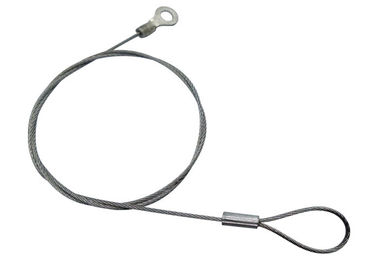 Forjamento do estilingue do cabo da corda de fio que emenda para levantar com o laço ambos do olho