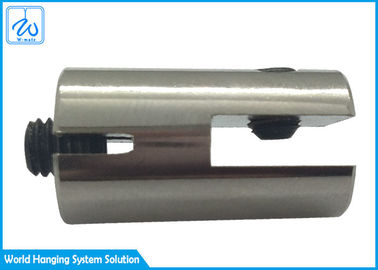 Escolha o sistema de suspensão tomado partido da arte de vidro do cabo da braçadeira para o sistema de exposição do cabo de fio