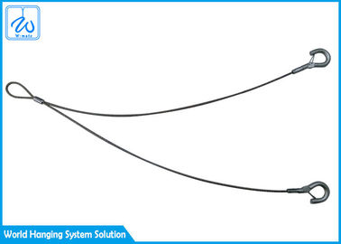 Gancho prático da corda de fio da forma da correia Y da ferramenta pelo laço da corda de fio de aço de Sstainless