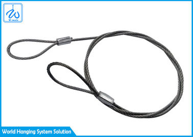Laço da corda de fio das extremidades de cabo da ferramenta da correia da segurança para sistemas de suspensão do fio