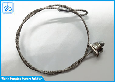 Corda de fio de aço acústica do gancho de Kit Acoustic Attach Gripper Cable da suspensão do teto para o estilingue