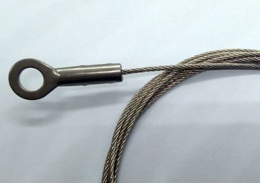 O aço galvanizado cabografa Irwc 6 x 19 a corda de fio que para pré-fabricou o estilingue flamengo do fio do olho