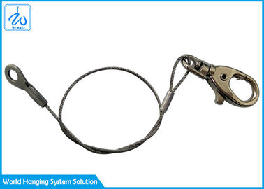 Olho seguro industrial da extremidade do estilingue da corda de fio e dar laços para o sistema de suspensão