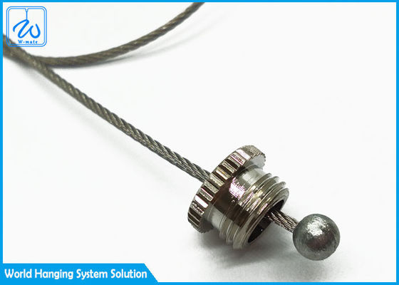 Montagens pendentes de aço inoxidável galvanizado para sistema de suspensão de pinça de cabo de luz