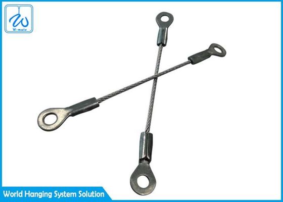 O Pvc de alta elasticidade revestiu o ilhó galvanizado do cabo da corda de fio de 1.5mm