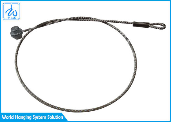 estilingue de aço do cabo da corda de fio 7x7 inoxidável para sistemas de suspensão da imagem