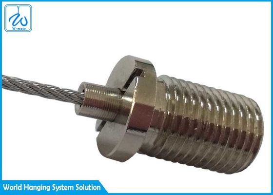 Prendedores de bronze ajustáveis diretos de 1/16 de cabo da fábrica para sistemas de iluminação do cabo