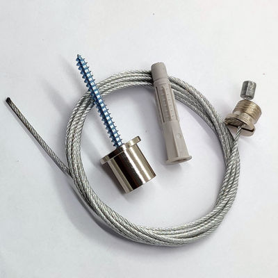 Corda de fio de aço clara de Kit With Ceiling Attachment By da suspensão da corda
