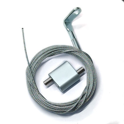 Prendedor dando laços em dois sentidos de alumínio para o diodo emissor de luz que ilumina o sistema de suspensão do cabo