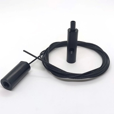 Kit de suspensão de pinça de cabo de iluminação de corda com pinça de cabo para luzes de painel de LED