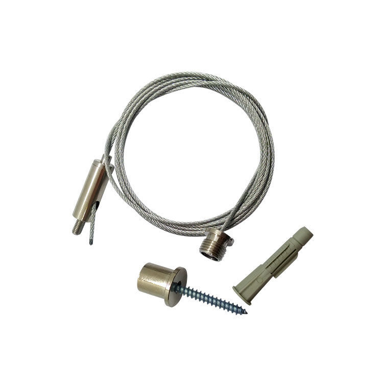 Kit de Iluminação com Suspensão por Cabo de Aço Inoxidável para Teto Falso