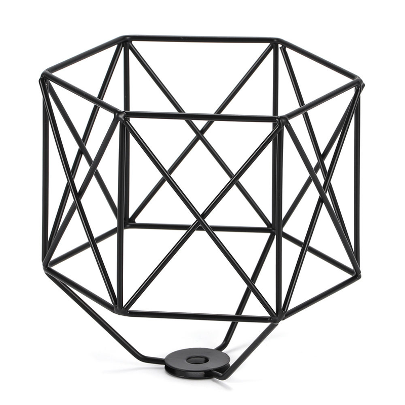 Gaiola de guarda de lâmpada de fio de metal sombra de lâmpada para decoração tons de gaiola de fio