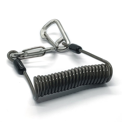 Correias populares de Lanyard With Safety Retractable Warriors da mola de bobina