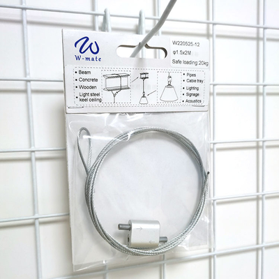 Suspensão livre Kit Gripper Cable Display System das ferramentas para imagens e a iluminação de suspensão da casa