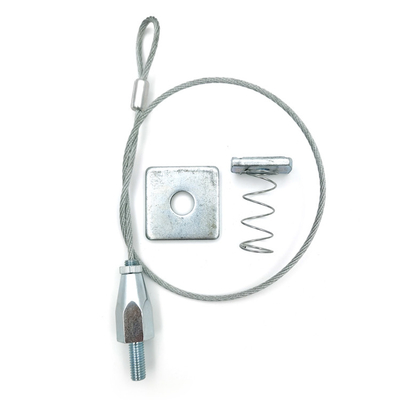 Suspensão da fixação de Supportage que pendura ilhós da corda de Kit With Stainless Steel Wire e gancho do cabo do prendedor