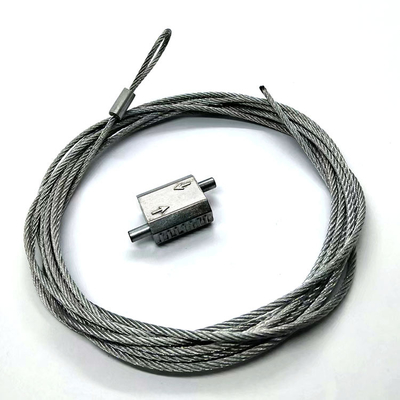 Fio puxando alto da força que trava o sistema de suspensão sísmico de aço do suporte do retrofit do prendedor do cabo