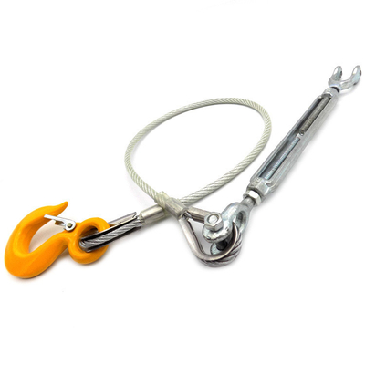 O conjunto galvanizado do equipamento do cabo da corda de fio de aço reforçou o estilingue da corda de fio de aço da virola para levantar