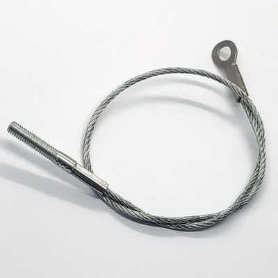 Estilingue infinito de aço inoxidável 7 x 7 da corda de fio