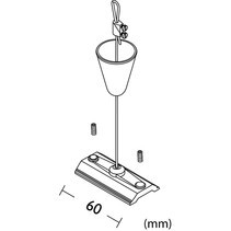 Braçadeira de trilho de trilha para acessórios de conector de iluminação comercial e residencial de trilho de led