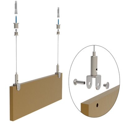 Fácil de instalar de alta qualidade de fio e cabo jig com fonte de luz LED lâmpada de teto U-clamp