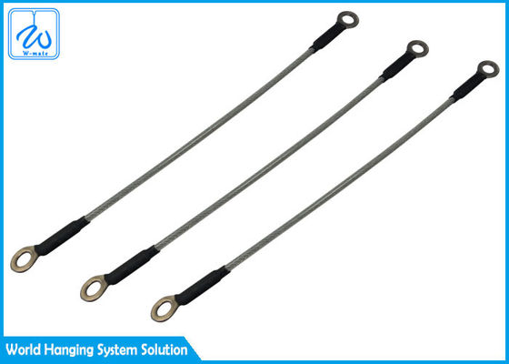 conjunto de aço inoxidável da corda de fio de 2mm com ilhós