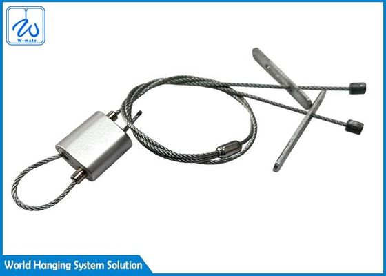 Prendedores do cabo do fechamento do aperto com dar laços para o sistema de iluminação suspendido do cabo