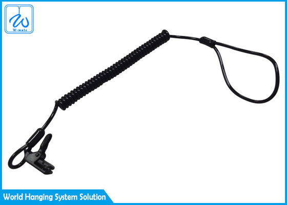 O laço retrátil Lanyard With Fixed Clip Custom imprimiu Lanyard For Safety Fall Protection