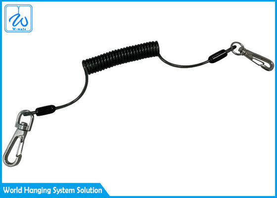 Sistema de segurança retrátil do alpinismo de Lanyard Coil Transparent Lanyard For do carretel