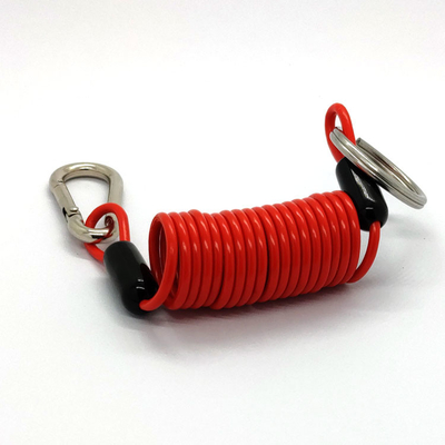 Bobina Lanyard Spring Steel Wire Rope para a ferramenta da proteção da queda