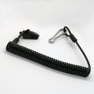 Anti bobina Lanyard Pistol Lanyard For Safety da mola da segurança do roubo